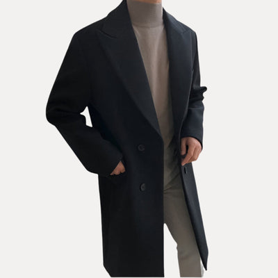 ETHAN | ELEGANT DOUBLE-BREASTED COAT FOR MEN