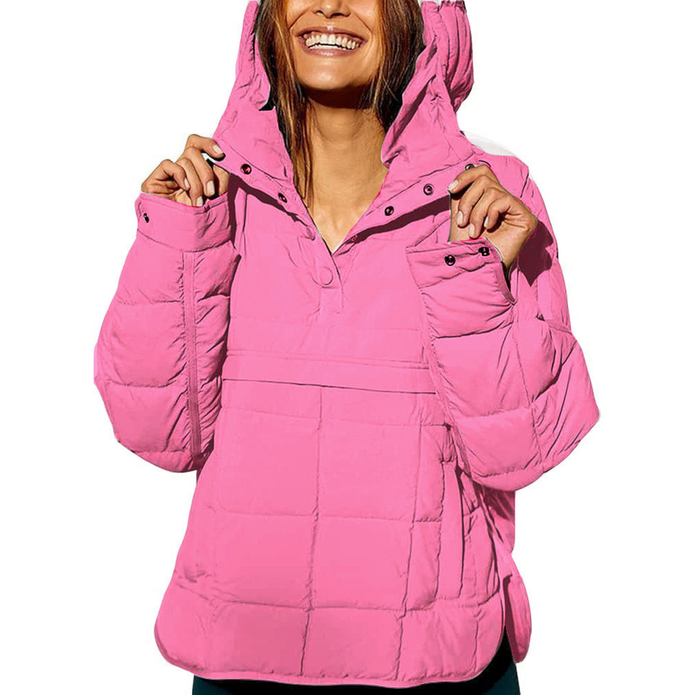 Joy™ – Oversized Hooded Pullover Hooded Jacket