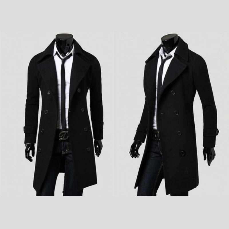 ETHAN | DOUBLE-BREASTED WOOL COAT