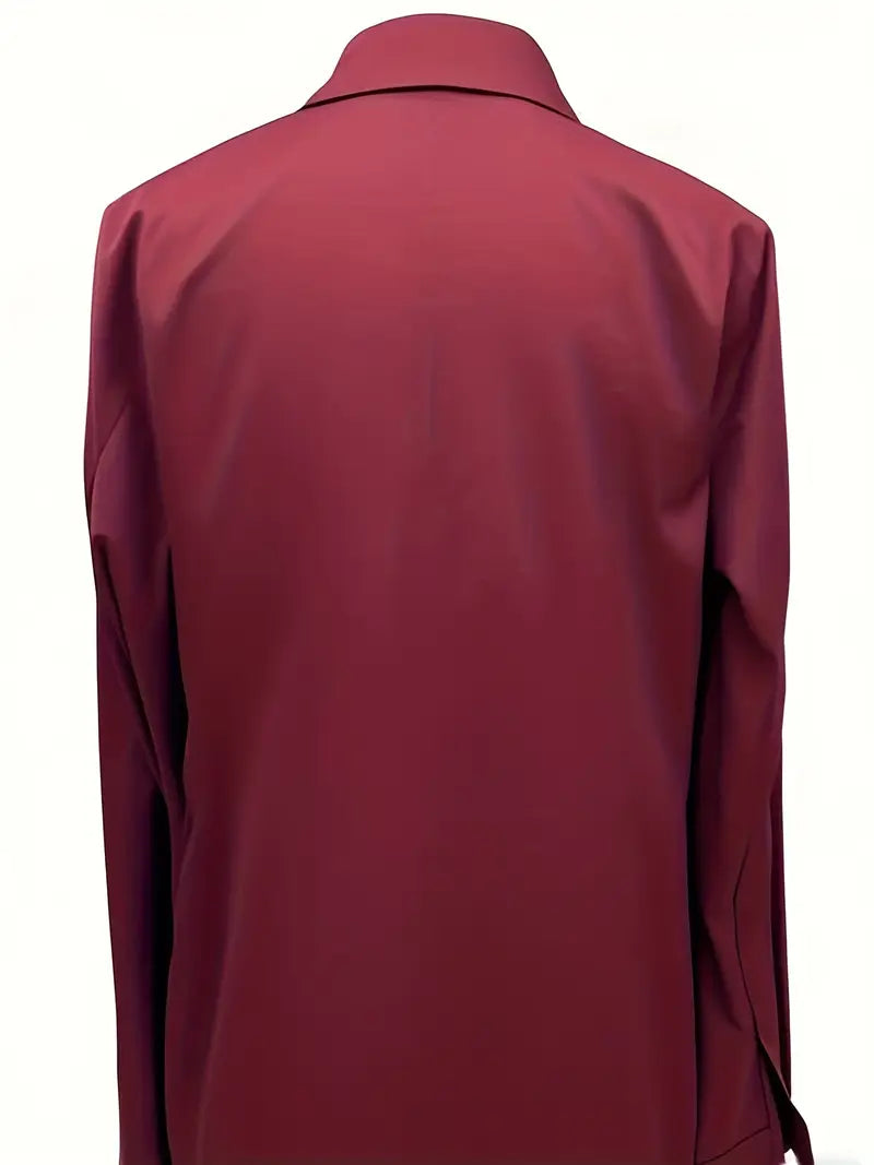 Naya™ – Elegant V-Neck Blouse for Day-to-Night Confidence