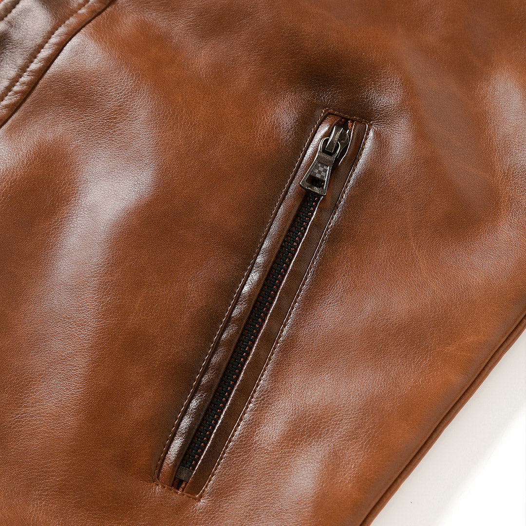 ETHAN| CRUISER LEATHER JACKET