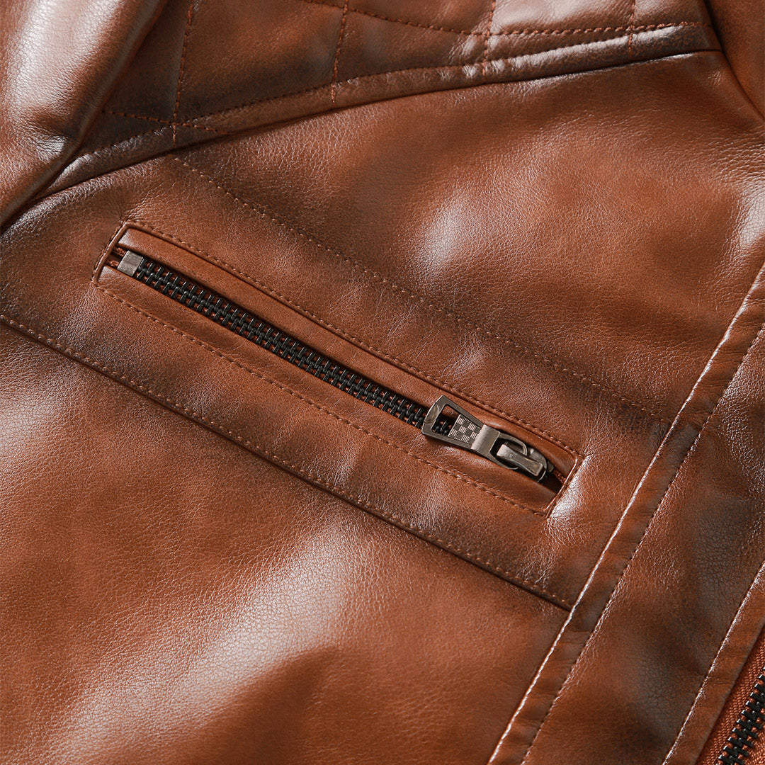 ETHAN| CRUISER LEATHER JACKET
