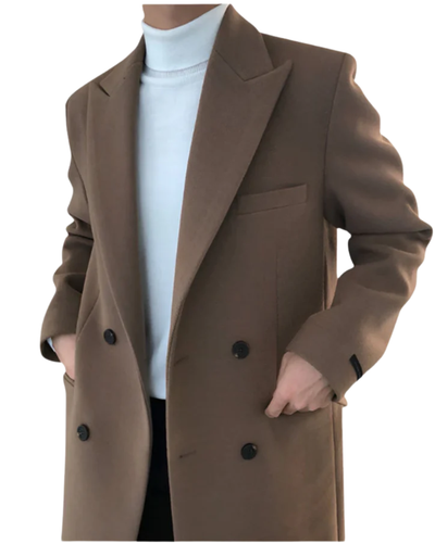 ETHAN | ELEGANT DOUBLE-BREASTED COAT FOR MEN
